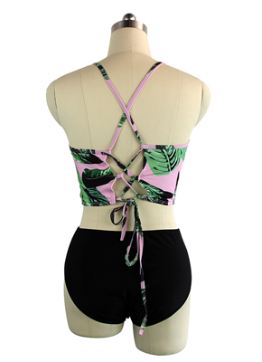 two piece bathing suit